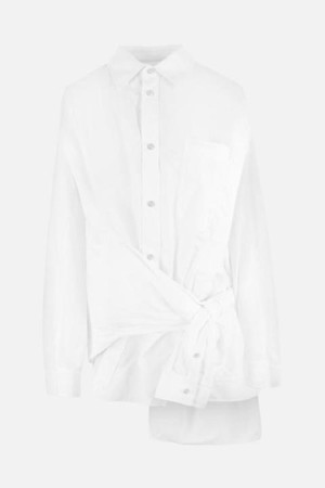 발렌시아가 여성 셔츠 Cut Up poplin shirt NB26