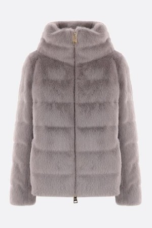 에르노 여성 패딩 faux fur down jacket NB26