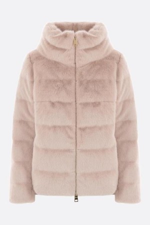 에르노 여성 패딩 faux fur down jacket NB26