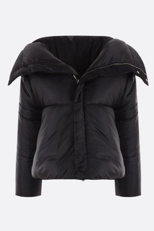 알라이아 여성 자켓 nylon fitted cropped padded jacket NB26