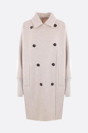 브루넬로 쿠치넬리 여성 코트 double breasted cashmere coat NB26