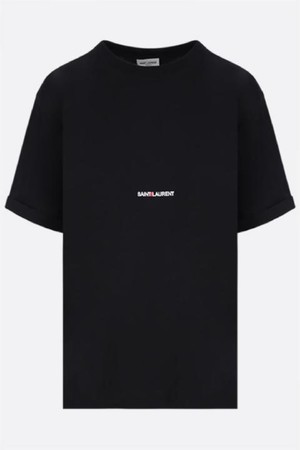 생로랑 여성 티셔츠 Saint Laurent print cotton t shirt NB26