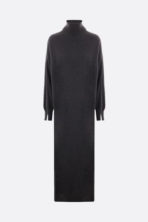 브루넬로 쿠치넬리 여성 원피스 cashmere knit dress with monili NB26