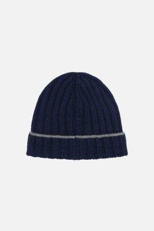 브루넬로 쿠치넬리 남성 모자 rib knit cashmere beanie NB26