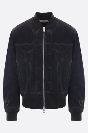 알렉산더 맥퀸 남성 자켓 Ghostwash denim bomber jacket NB26