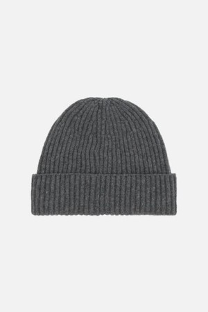 브루넬로 쿠치넬리 남성 모자 rib knit cashmere beanie NB26