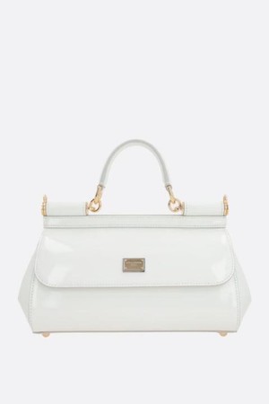 돌체앤가바나 여성 숄더백 elongated Sicily patent leather handbag NB26