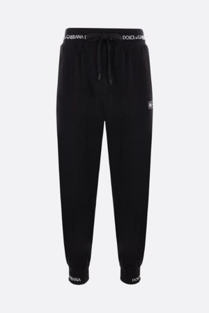 돌체앤가바나 남성 바지 logo patch jersey joggers NB26