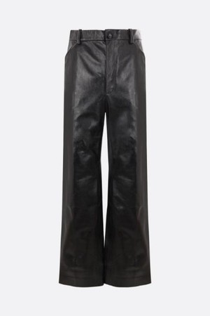 발리 남성 바지 straight leg leather trousers NB26