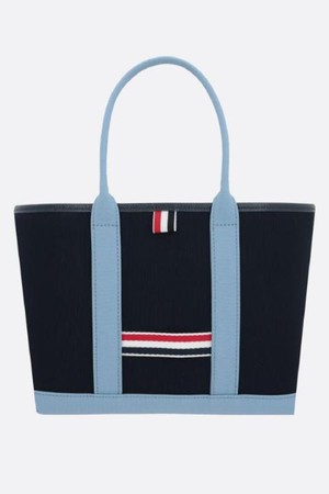 톰브라운 여성 토트백 Interlock small canvas tote bag NB26