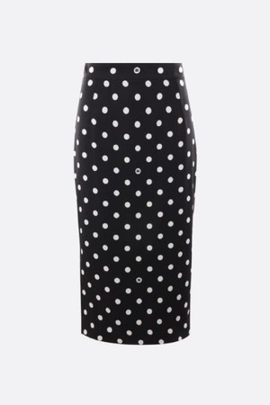 돌체앤가바나 여성 스커트 polka dot print charmeuse pencil skirt NB26