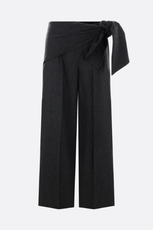 막스마라 여성 바지 Arsenio wide leg wool trousers NB26