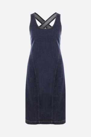 알라이아 여성 원피스 Sculpt denim sleeveless dress NB26