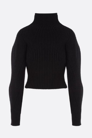 알라이아 여성 니트 스웨터 cashmere and wool blend pullover NB26