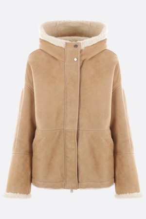 브루넬로 쿠치넬리 여성 자켓 shearling reversible jacket NB26