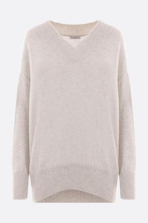 브루넬로 쿠치넬리 여성 니트 스웨터 cashmere and silk pullover with sequins NB26