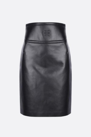 지방시 여성 스커트 4G logo nappa midi skirt NB26