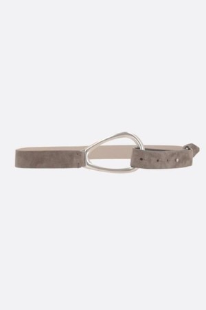 브루넬로 쿠치넬리 여성 벨트 velvet suede belt NB26