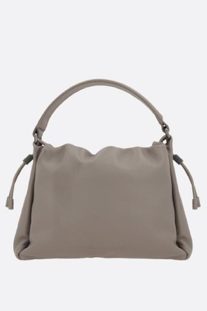 브루넬로 쿠치넬리 여성 숄더백 Soft leather small handbag with monili NB26