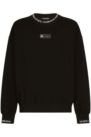 돌체앤가바나 남성 맨투맨 후드 OVERSIZED SWEATSHIRT WITH LOGO JACQUARD NB30