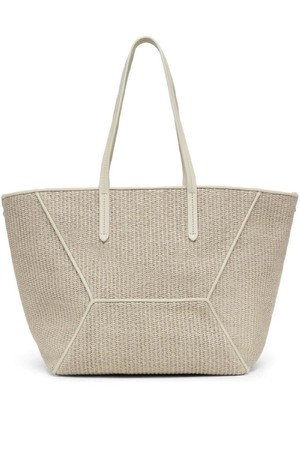 브루넬로 쿠치넬리 여성 토트백 RAFIA SHOPPING BAG NB30