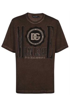 돌체앤가바나 남성 티셔츠 Dolce   Gabbana G8QL6T G7I3S JERSEY T shirt   Brown NB24