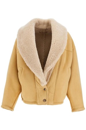 골든구스 여성 레더 자켓 shearling margot jacket NB02