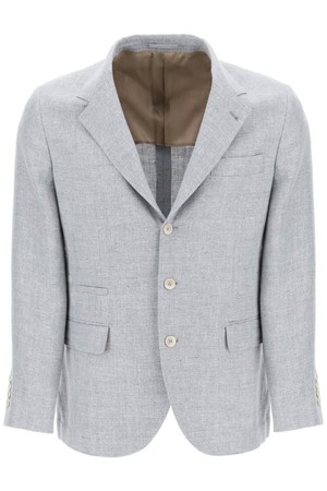 브루넬로 쿠치넬리 남성 자켓 unstructured linen, wool and silk jacket  NB02