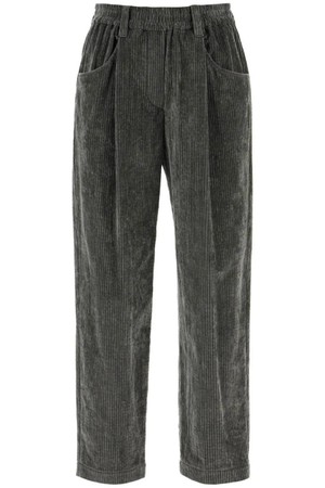 브루넬로 쿠치넬리 여성 바지 cropped corduroy pants NB02