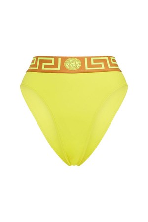 베르사체 여성 수영복 Greca Lycra high rise bikini bottoms NB01