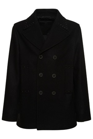 발렌티노 남성 코트 Untitled wool peacoat NB01