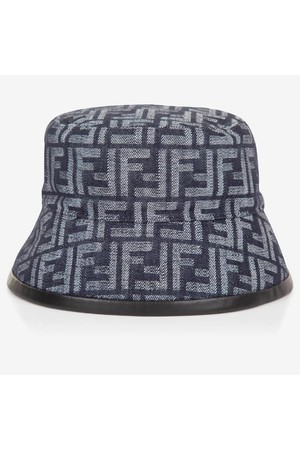 펜디 남성 모자 Fendi FF Denim Bucket Hat NB25