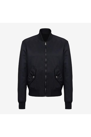 발망 남성 자켓 Balmain Signature Embroidery On Back Bomber Jacket NB25