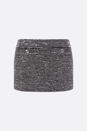 구찌 여성 스커트 sequinned lurex tweed miniskirt NB26