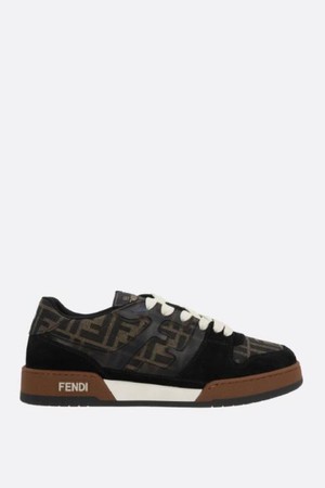 펜디 남성 스니커즈 Fendi Match sneakers in suede and FF fabric NB26