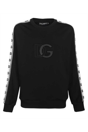 돌체앤가바나 남성 맨투맨 후드 Dolce   Gabbana G9XJ5Z FU7DU LOGO Sweatshirt   Black NB24