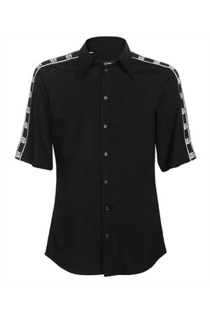 돌체앤가바나 남성 셔츠 Dolce   Gabbana G5JZ2T GF115 SHORT SLEEVE COLORED Shirt   Black NB24