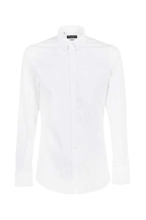 돌체앤가바나 남성 셔츠 Dolce   Gabbana G5EJ0T FUEEE GOLD FIT COTTON Shirt   White NB24