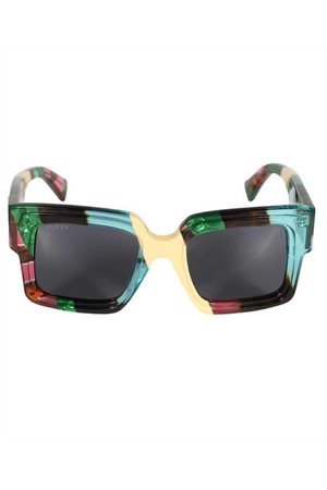 구찌 여성 선글라스 Gucci 733349 J0741 OVERSIZED RECTANGULAR Sunglasses   Multicolor NB24