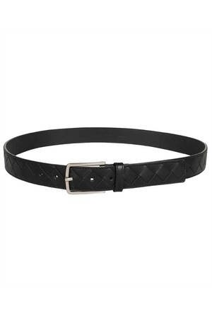 보테가 베네타 남성 벨트 Bottega Veneta 609181 VCPQ3 INTRECCIATO LEATHER Belt   Black NB24