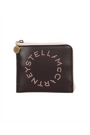 스텔라 맥카트니 여성 카드지갑 Stella McCartney 700253 W8856 LOGO ZIP Card holder   Brown NB24