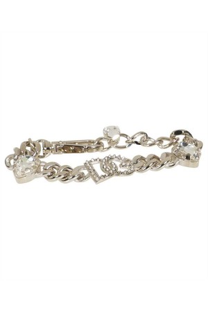 돌체앤가바나 남성 팔찌 Dolce   Gabbana WBO7L2 W1111 DG LOGO Bracelet   Silver NB24