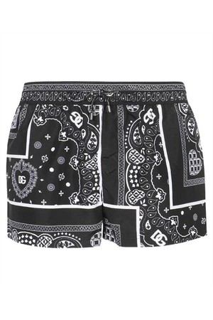 돌체앤가바나 남성 속옷 Dolce   Gabbana M4A03T FHMNJ BANDANA PRINT SHORT Boxer briefs   Black NB24