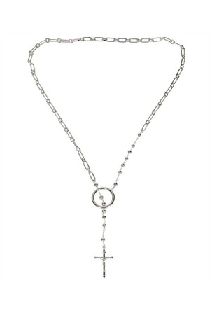 돌체앤가바나 남성 목걸이 Dolce   Gabbana WNN7S9 W1111 CROSS Necklace   Silver NB24