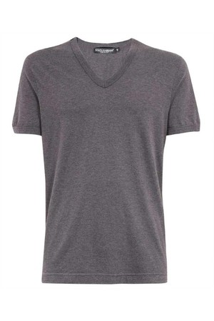 돌체앤가바나 남성 티셔츠 Dolce   Gabbana G8KG0T FU7EQ COTTON T shirt   Grey NB24