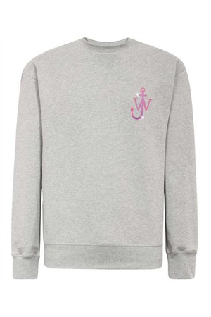 JW앤더슨 남성 맨투맨 후드 JW Anderson JW0161 PG0861 NATURALLY SWEET ANCHOR Sweatshirt   Grey NB24