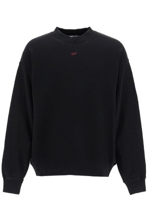 오프화이트 남성 맨투맨 후드 oversized crewneck NB02