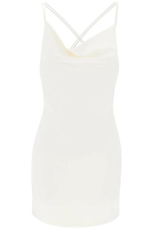 로테이트 여성 원피스 satin mini slip dress for a NB02