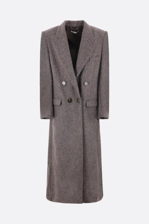 스텔라 맥카트니 여성 코트 oversize tweed long coat NB26