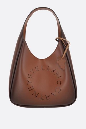 스텔라 맥카트니 여성 숄더백 Logo hobo bag in Aged Alter Mat NB26